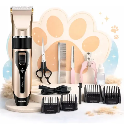 Máquina de tosa Kamufla bivolt silenciosa com kit completo