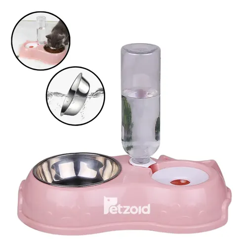 Kit Petzoid bebedouro e comedouro automático 3L para cães e gatos