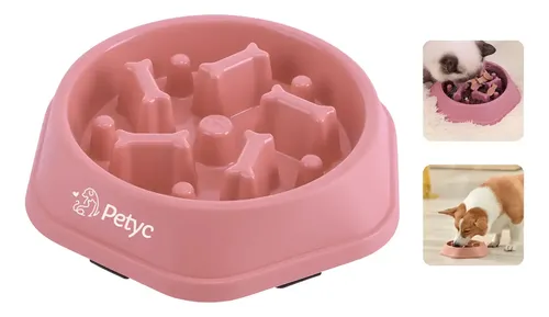 Comedouro lento tigela labirinto para cachorro comer devagar