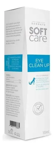 Solução Eye Clean Up para limpeza da área dos olhos do cachorro