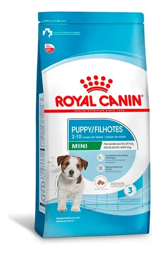 Embalagem Royal Canin Mini Filhote 1kg