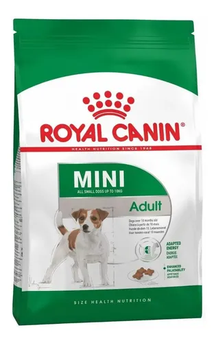 Embalagem Royal Canin Mini Adult Raças Pequenas 7,5kg