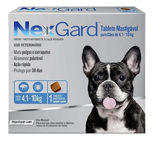 NexGard antipulgas e carrapatos para cães