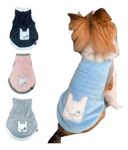 Pijama suéter soft de inverno para cachorro pequeno