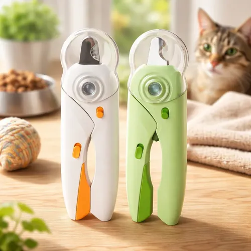 Cortador de unha pet com luz LED para cachorro